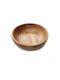 Wooden Art Wooden Salad Bowl Brown 28x28cm