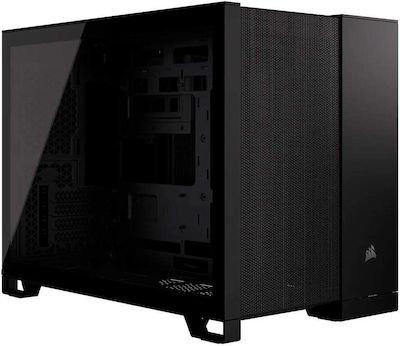 Corsair 2500D Airflow Gaming Midi Tower Κουτί Υπολογιστή με Πλαϊνό Παράθυρο Μαύρο