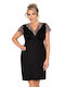 Donna Summer Women's Nightdress Black