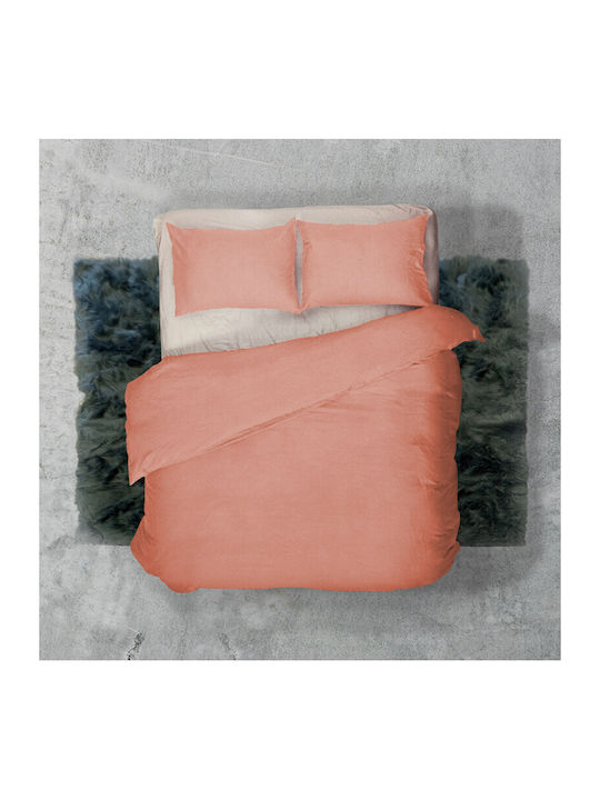 Flamingo Duvet Cover Set Cotton Single with Pillowcase 160x240 Amethyst