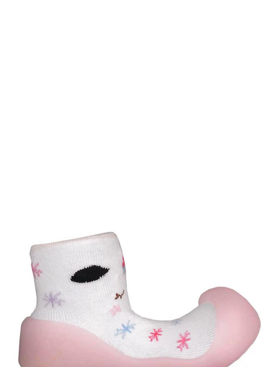 BigToes Kids' Slipper Socks White