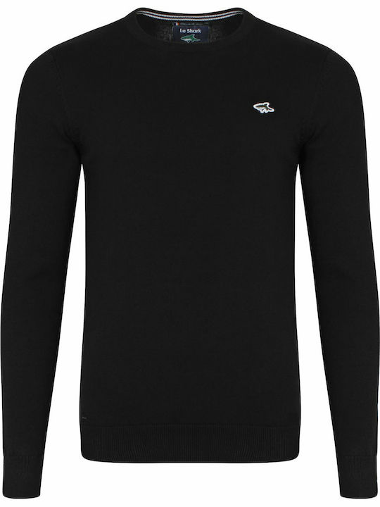 Sseinse Herren Langarm-Pullover Schwarz