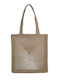Ble Resort Collection Stroh Strandtasche mit Geldbörse Beige