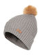 Kinder Mütze Gestrickt Gray