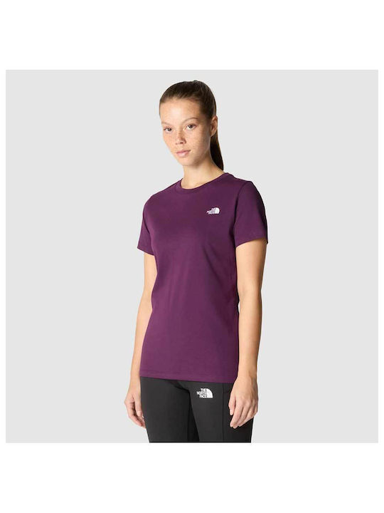 The North Face Simple Dome Women's Athletic T-shirt Purple