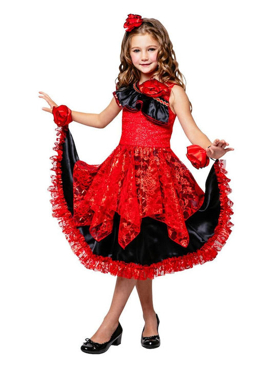 Kinder Karnevalskostüm Flamenco-Tänzerin