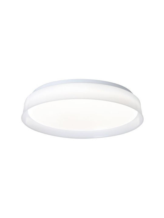 Spot Light Πλαφονιέρα Οροφής με Ενσωματωμένο LED σε Λευκό χρώμα