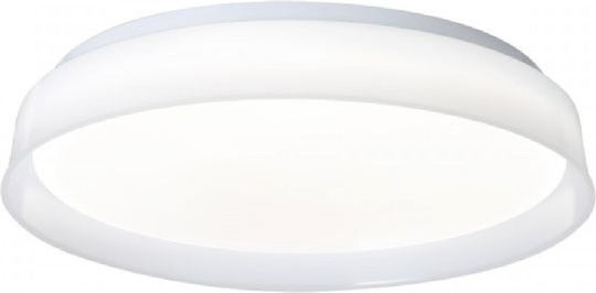 Spot Light Πλαφονιέρα Οροφής 41εκ. Λευκή με Ενσωματωμένο LED