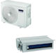 Toyotomi DCT12IUINVR32/OU121INVR32 Gewerblicher Inverter-Klimaanlage Unterputz-Deckeneinheit 12000 BTU mit Kältemittel R32