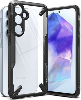 Ringke Fusion X Back Cover Silicone 2mm Durable Black (Galaxy A55)