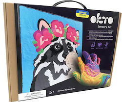 Okto Diy Diy Creative Sensory Painting Set 3d cu argilă Raccoon Clay (5+ ani) 20002