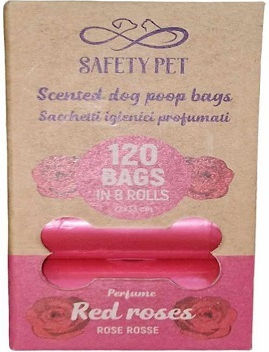 Safety Pet Scented Кучешки Изпражнения Сакове Червени 120бр