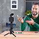 Grundig Selfie-Stick Handy-Stative Bluetooth mit Aufhelllicht Schwarz