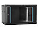 DateUp Wandmontiert Rack-Schrank 18U 60x50x90.1cm Schwarz 04.022.0353