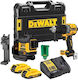 DEWALT DCK2095D2T Σετ Αλφάδι Laser & Κρουστικό Δραπανοκατσάβιδο 18V με 2 Μπαταρίες 2Ah και Θήκη