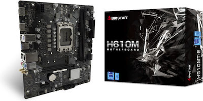 Biostar H610MT-E Wi-Fi Motherboard Micro ATX με Intel 1700 Socket