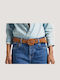 Leather Women's Belt Brown