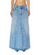 Diesel Denim Maxi Rock in Blau Farbe