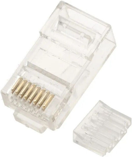 Extralink Βύσμα RJ-45 male/female Χρυσό EX.11595