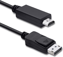 Qoltec 50435 DP Male - HDMI male 1m