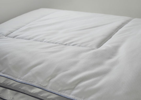 Homeline Stripe 350 Πάπλωμα Ξενοδοχείου Υπέρδιπλο 220x235εκ. Microfiber 10τμχ