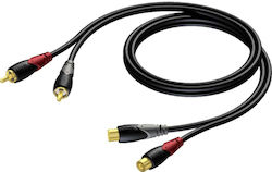 Procab CLA850/3 2x RCA Мъжки - 2x RCA Мъжки 3м Procab CLA850/3 2x RCA Мъжки - 2x RCA Мъжки 3м