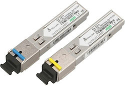 Extralink Sfp 1.25g Wdm 1310/1550nm Sm 20km Sc Sende- und Empfangsgerät Extralink Sfp 1.25g Wdm 1310/1550nm Sm 20km Sc Sende- und Empfangsgerät