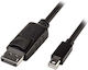 PremiumCord Cable mini DisplayPort male - DisplayPort male 3m Μαύρο (kport7-03)