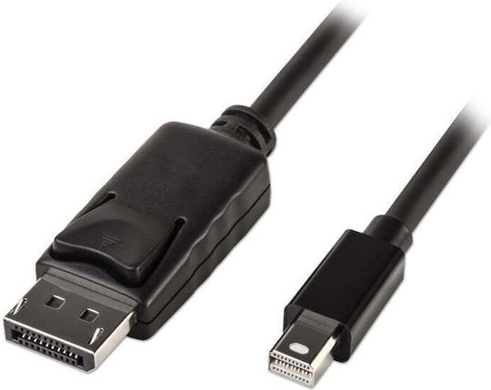 PremiumCord Cable mini DisplayPort male - DisplayPort male 3m Μαύρο (kport7-03)