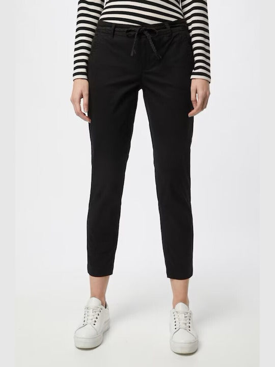 Only Women's Chino Trousers in Regular Fit Black