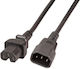 EFB IEC C14 - IEC C13 Cable 2m Μαύρο EK585.2