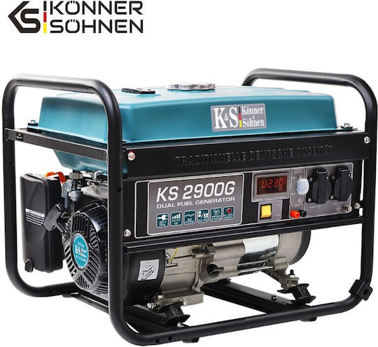 Könner & Söhnen KS 2900G Generator De Curent Pe Benzină/GPL Patru Timpi