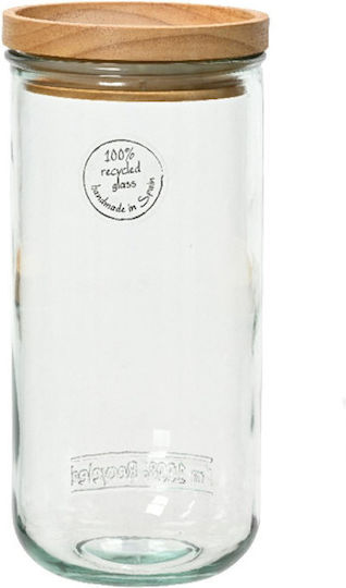 Kaemingk Kaemingk Allgemeine Verwendung Glas Transparentes Vasen mit luftdichtem Deckel 820ml