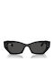 Ray Ban Zena Damen Sonnenbrille mit Schwarz Kunststoff Gestell und Schwarz Linse RB4430 6677/87