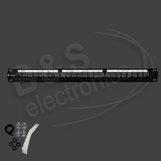 Patch Panel Keystone για Rack 1U 19"