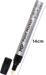 Mp Μαρκαδόρος Ανεξίτηλος Μπίλιας Ασημί 3.0mm Pe441