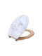 Estia Marble Toilet Seat White 43cm