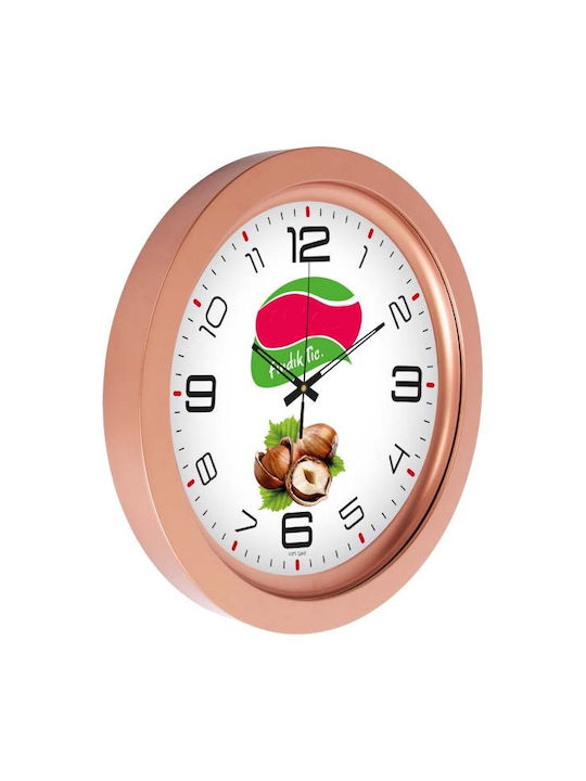 Wall Clock Plastic Copper Ø40cm