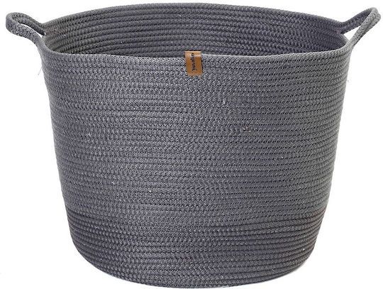 Espiel Espiel Dekorative Körbe Stoff mit Griffen Graue 43x43x38cm