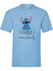 Fruit of the Loom Lilo And Stitch Original T-shirt Μπλε Βαμβακερό