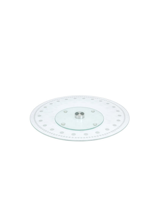 Excellent Houseware Servierplatte Oval Glas Transparent 30cm 1Stück