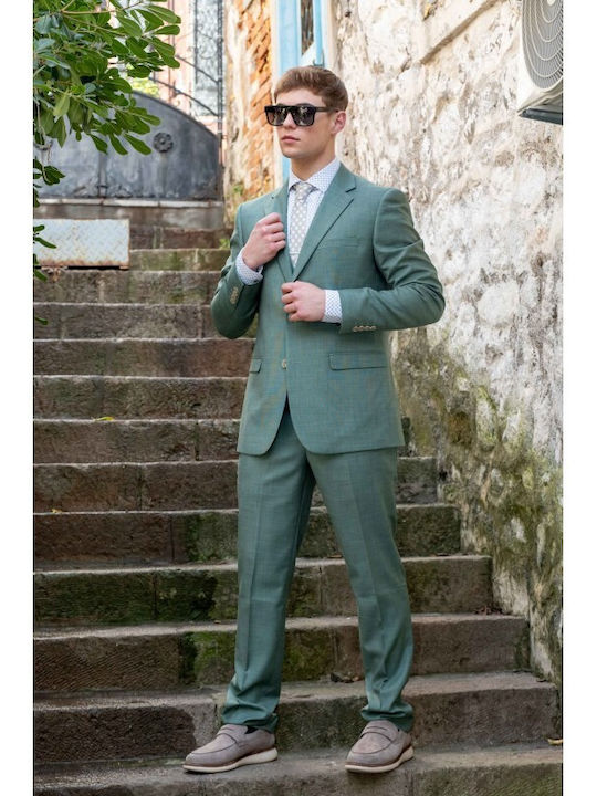 Italian Job Men's Suit Green