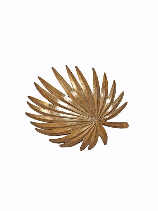 Art et Lumiere Ceramic Decorative Platter Gold 39x35.5x11cm