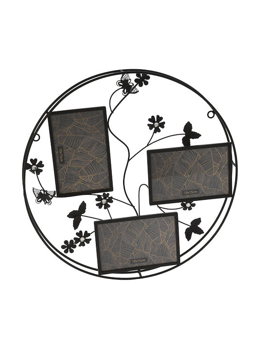 Home&Styling Collection Metallischer Fotorahmen mit Schwarzem Rahmen