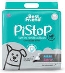 Best Friend Pistop Floor Diapers Carbon Pets with Sticker 60x60cm 10pcs