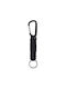 Keyring 14cm Paracord With Carabineer Black 077