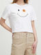 Save The Duck Femeie Tricou Alb