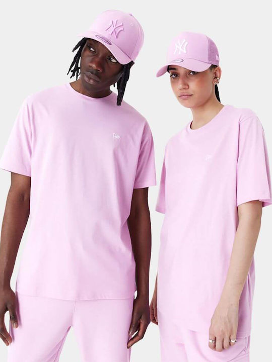 New Era Ανδρικό T-shirt Κοντομάνικο Ροζ