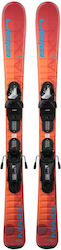 Elan Maxx Jrs Shift Children's Ski Boots in Orange Color with Bindings