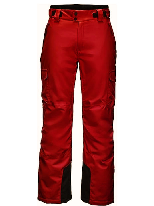 Killtec Men's Trousers for Ski & Snowboard Red